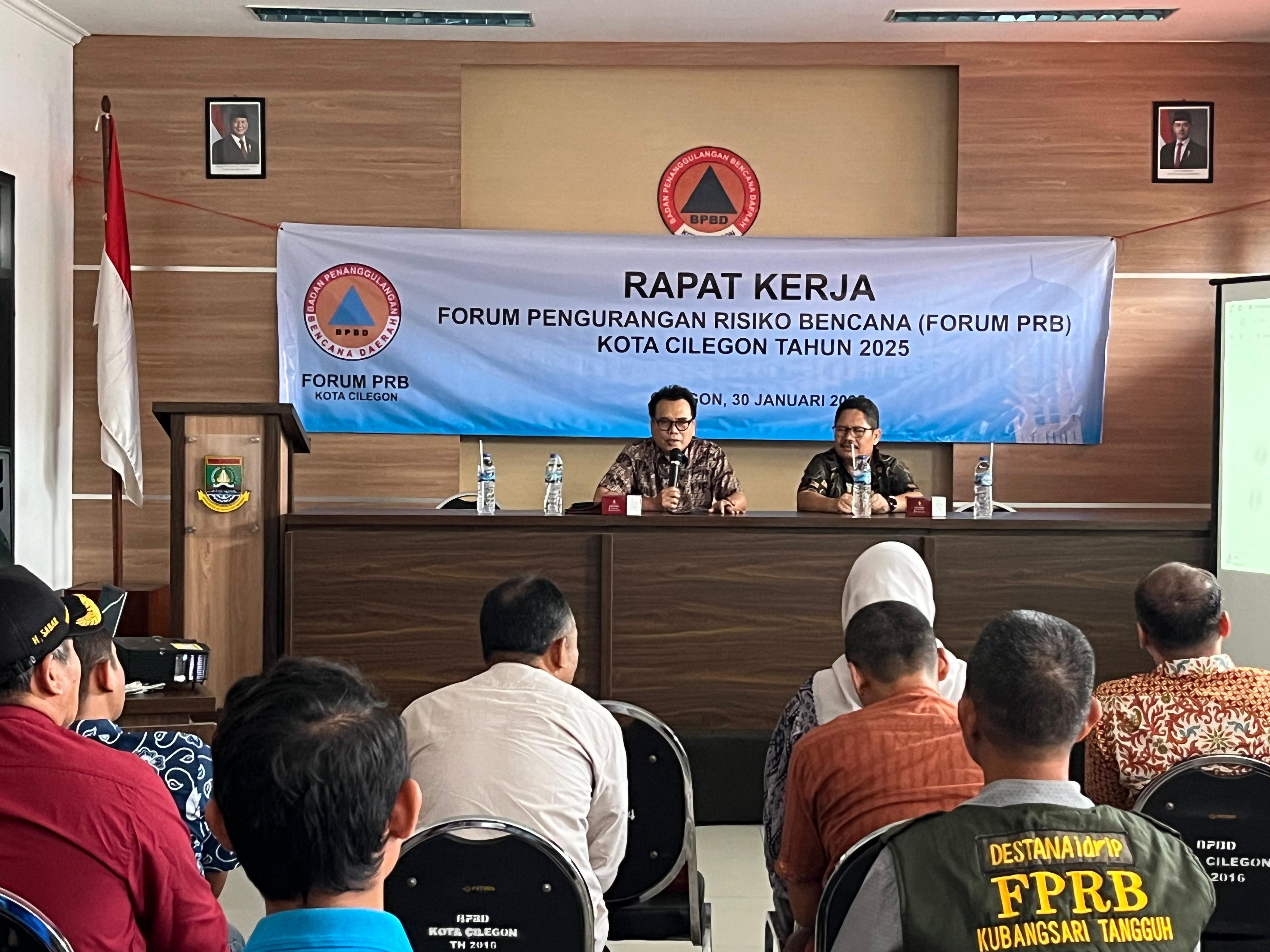 RAPAT KERJA FORUM PENGURANGAN RISIKO BENCANA (FPRB) MASA BAKTI 2024 – 2029